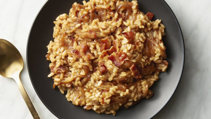 French Onion and Bacon Risotto