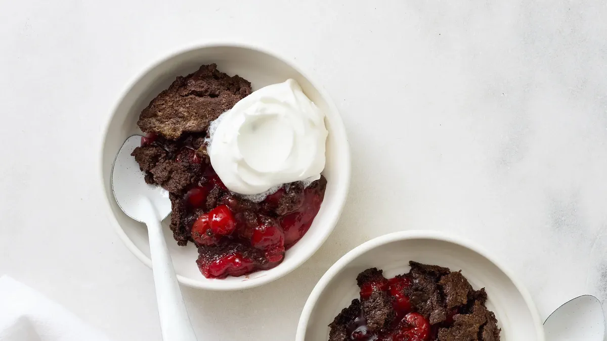 3-Ingredient Chocolate Cherry Dump Cake