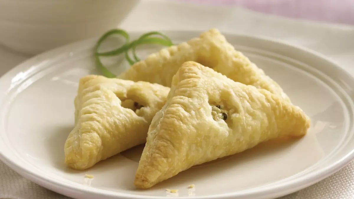 Feta Cheese, Lemon and Chive Turnovers