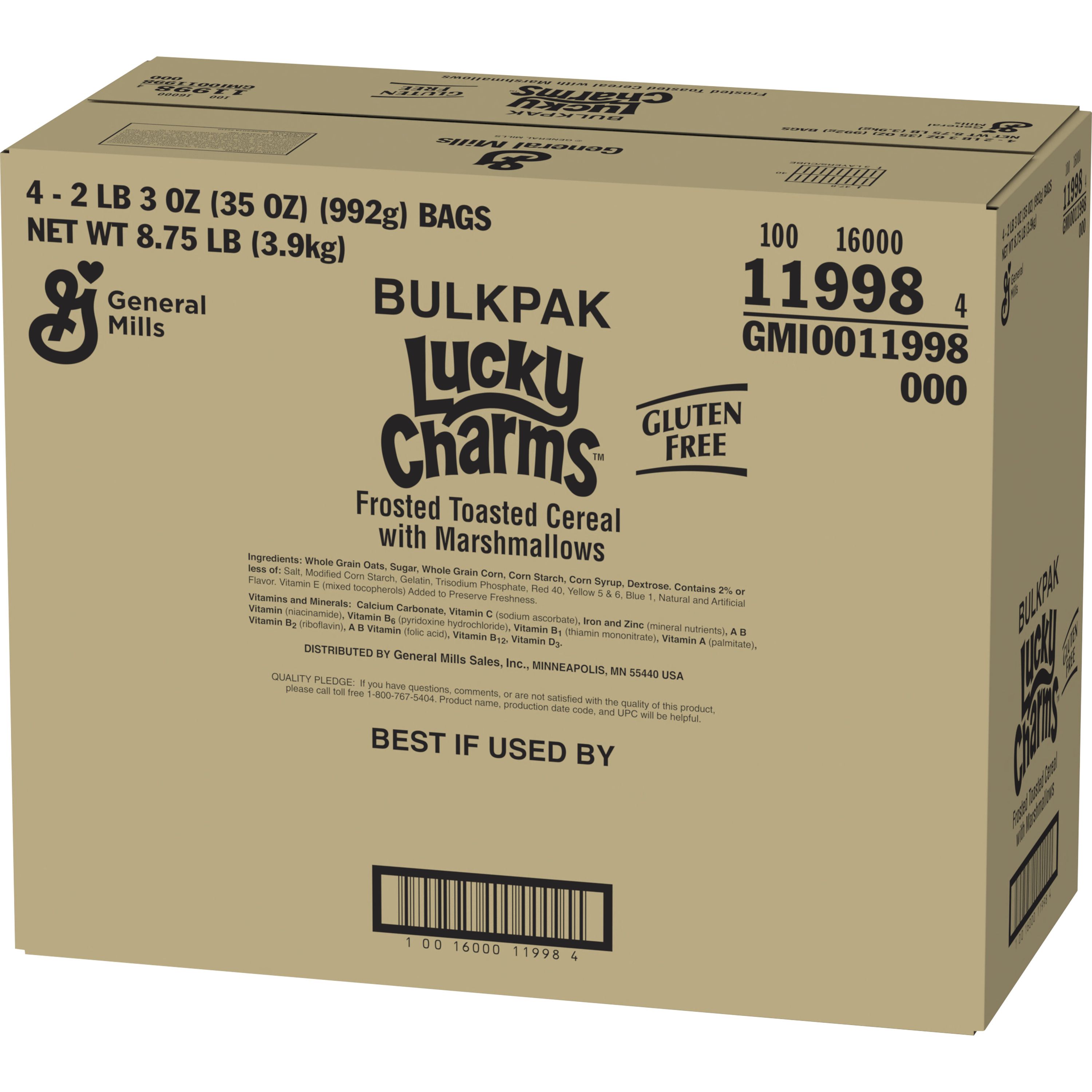 Lucky Charms Cereal 35 oz. - 4/Case
