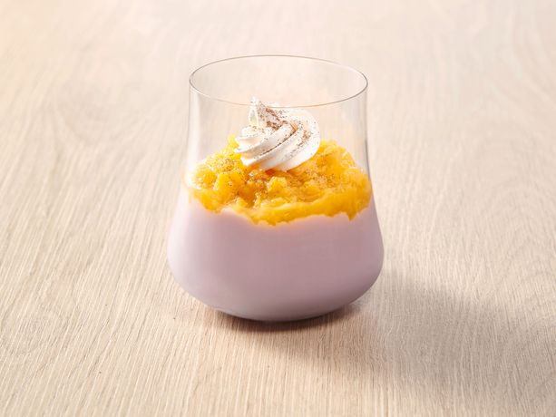 Blueberry Peach Yogurt Parfait - Level 5 (Minced and Moist)