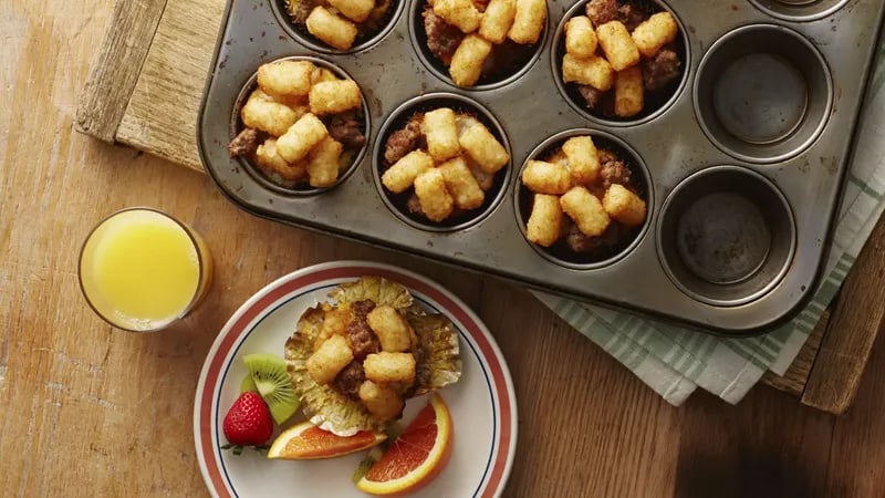 Muffin-Tin Tater Tot™ Breakfast Cups 