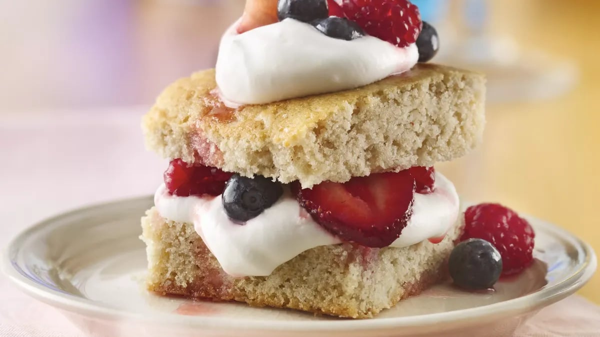 Berries and Cream Cake