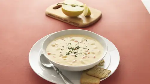 Cheddar-Apple Soup