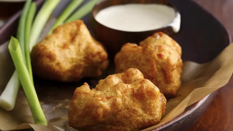 Beer-Battered Chicken with Amber Aioli