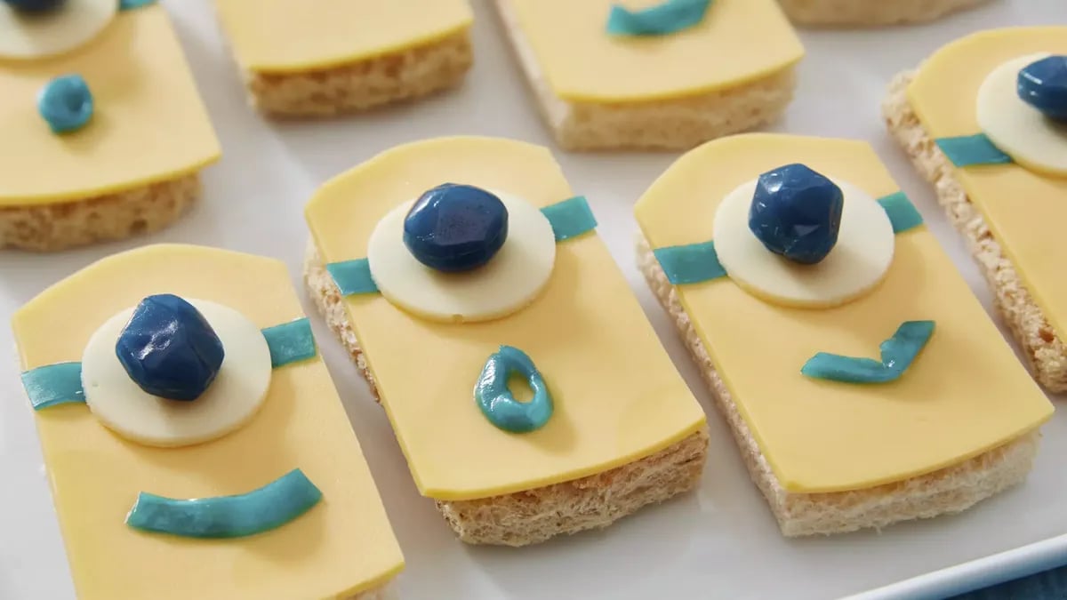 Minion Cheese Sandwiches 