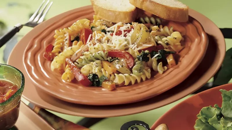 Rotini with Sweet Potato Sauté