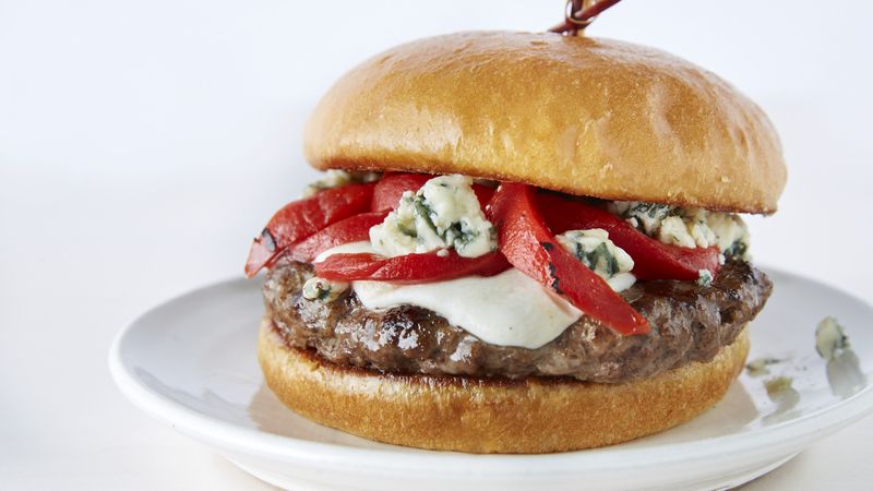 Red White and Blue Burgers