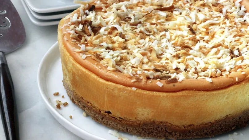 Puerto Rican Coquito Cheesecake