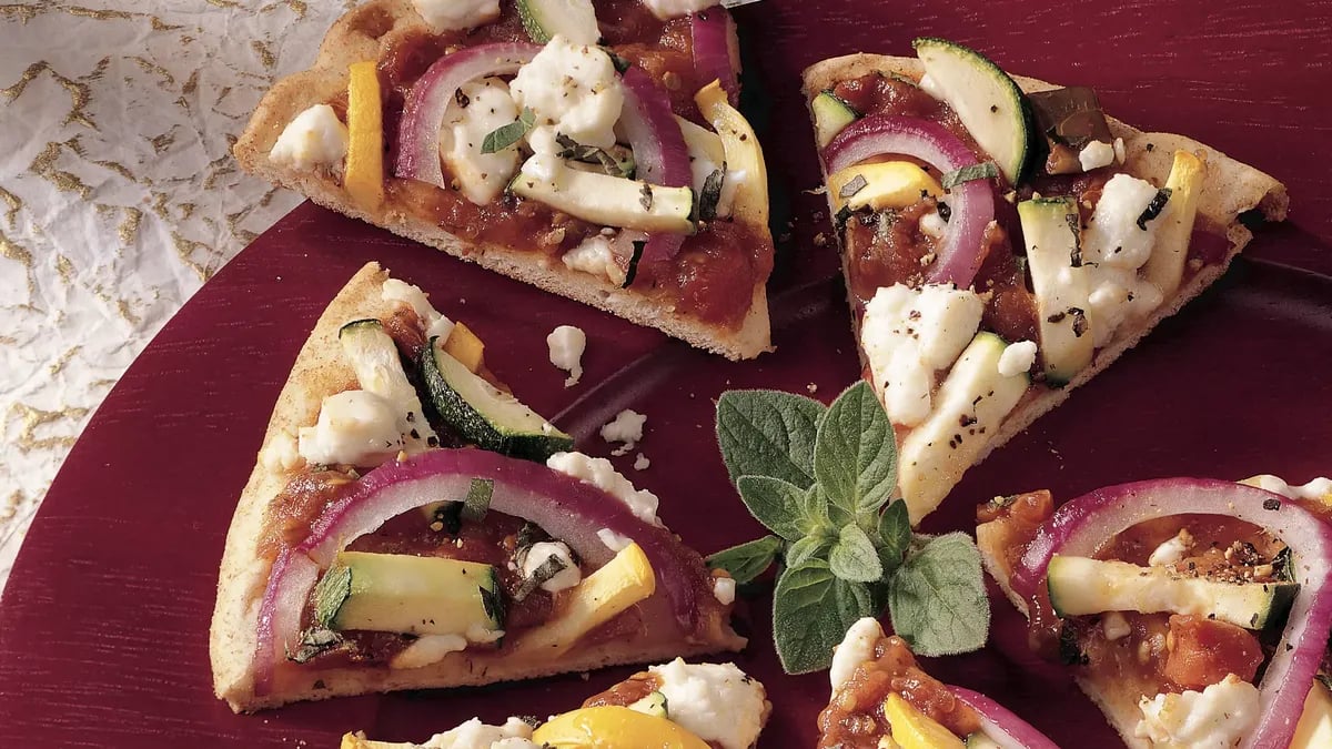 Ratatouille Appetizer Pizza