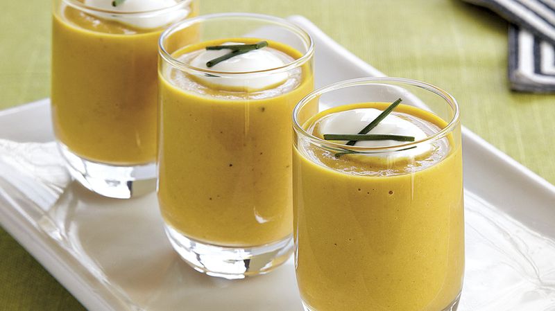 Curried Pumpkin Bisque Shooters