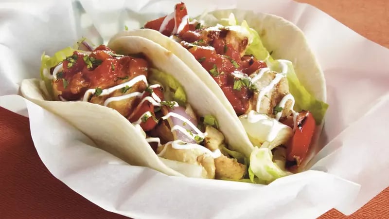 Grilled Chicken Soft Tacos