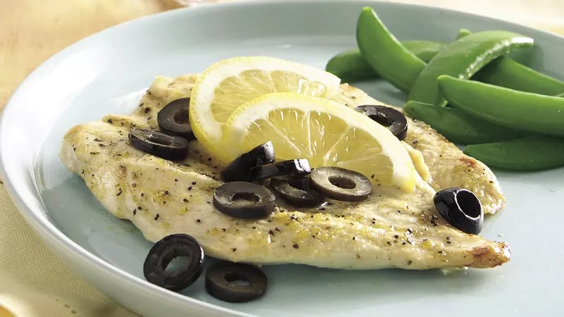 Lemon Chicken with Olives