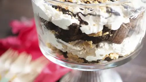 S'mores Brownie Trifle