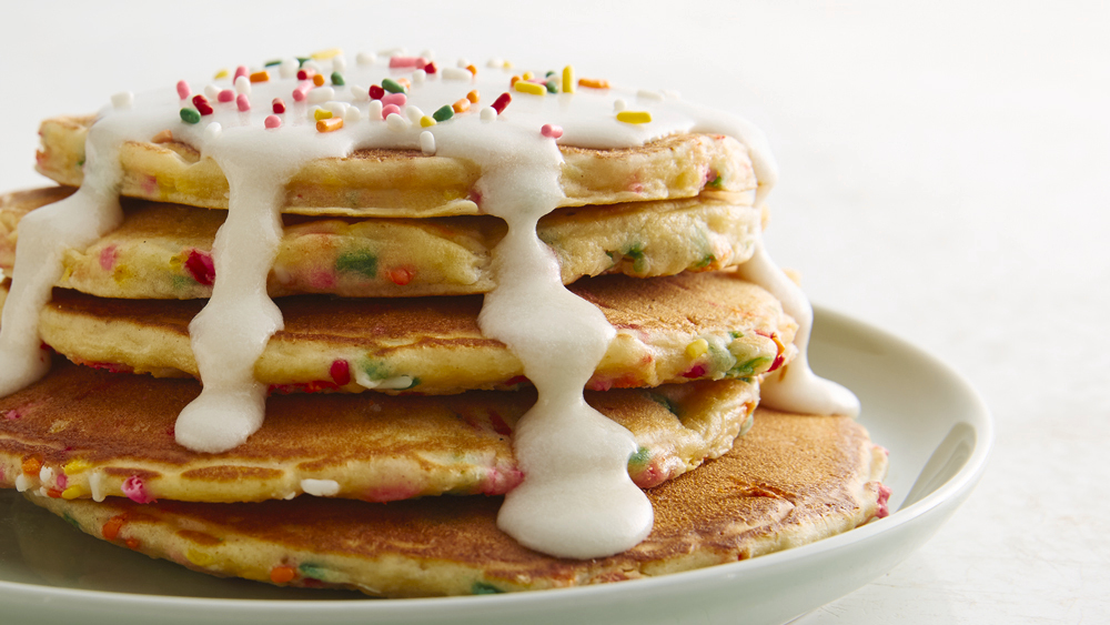 Cake Batter Funfetti Pancakes - Jennifer Meyering