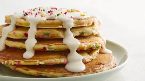 Cake Batter Pancakes