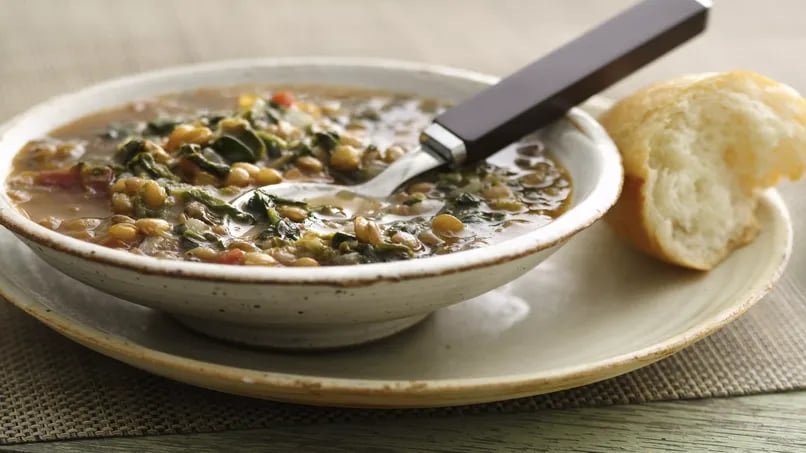 Lentil-Spinach Soup 
