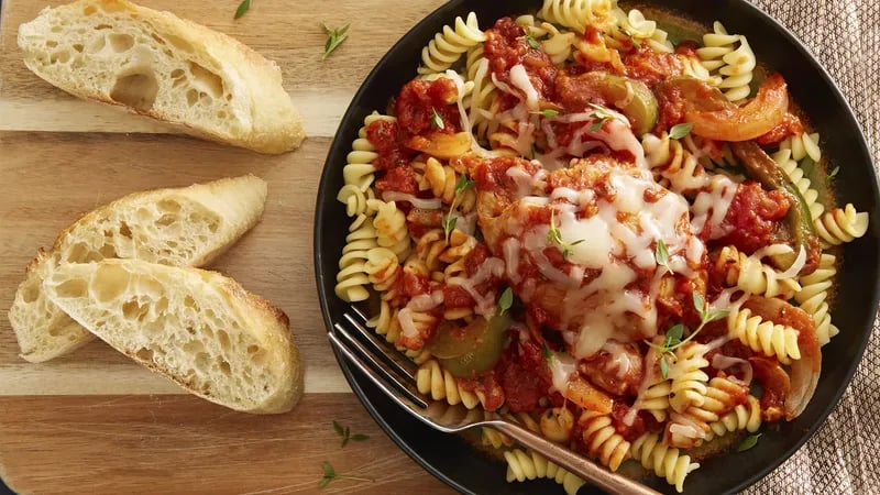 Slow-Cooker Pizza Chicken