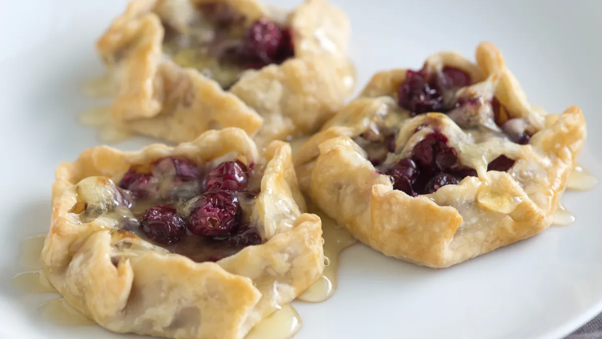 Mini Cranberry and Swiss Tarts