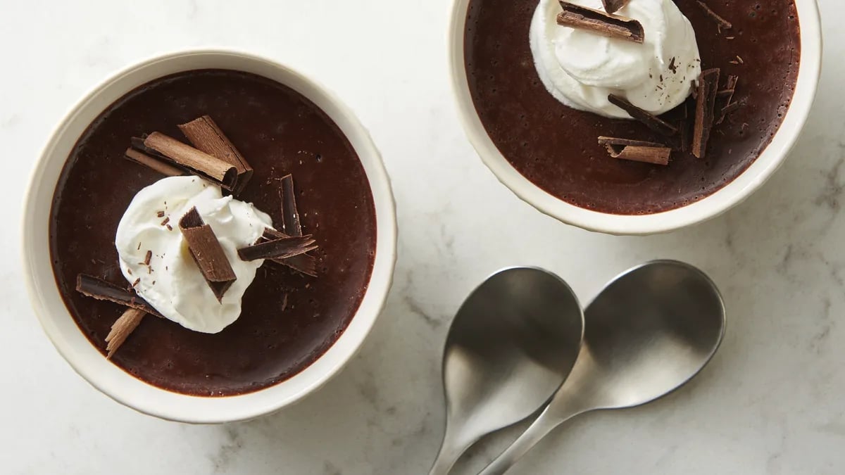 Chocolate Pots de Crème (Cooking for 2)