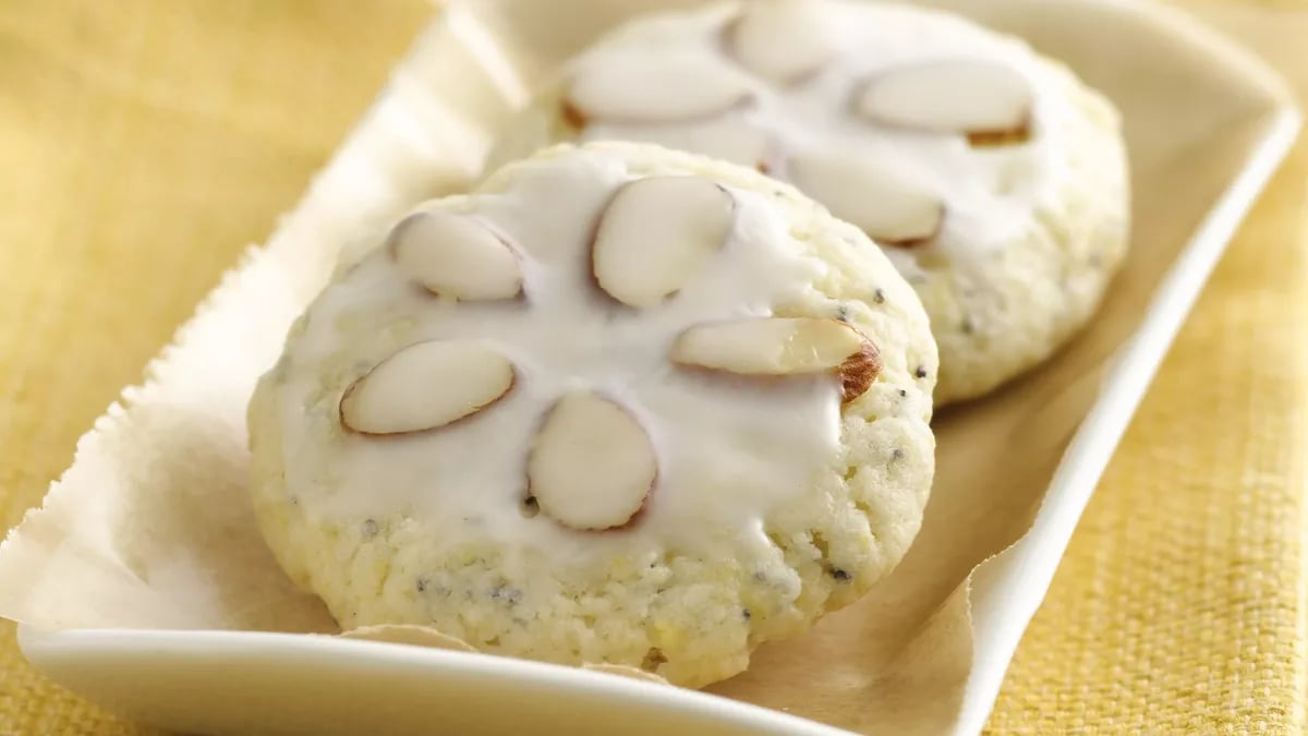 Almond Poppy Tea Cookies