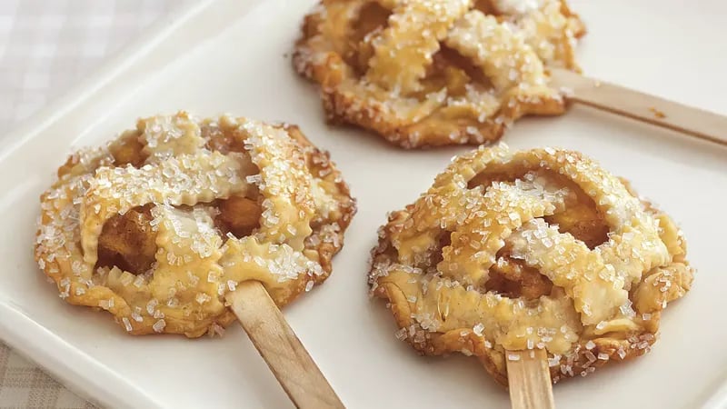 Peach Pie Pops