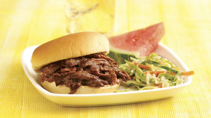 Root Beer Barbecue Beef Sandwiches