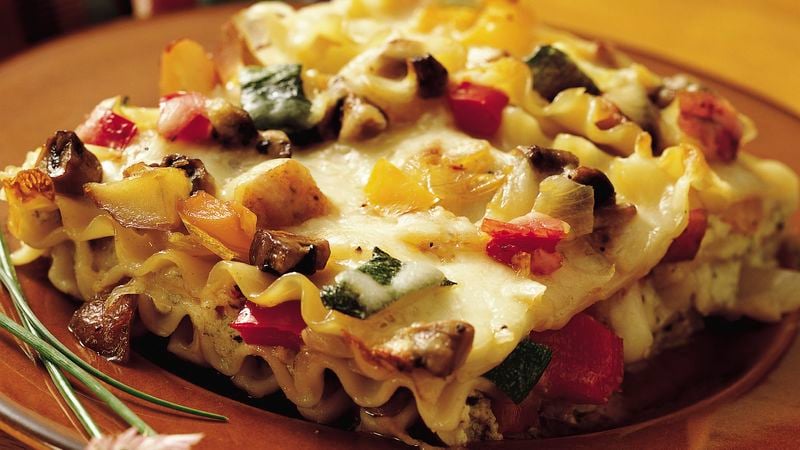 Cheesy Roasted-Vegetable Lasagna