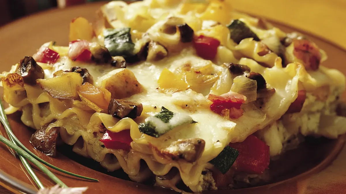 Cheesy Roasted-Vegetable Lasagna