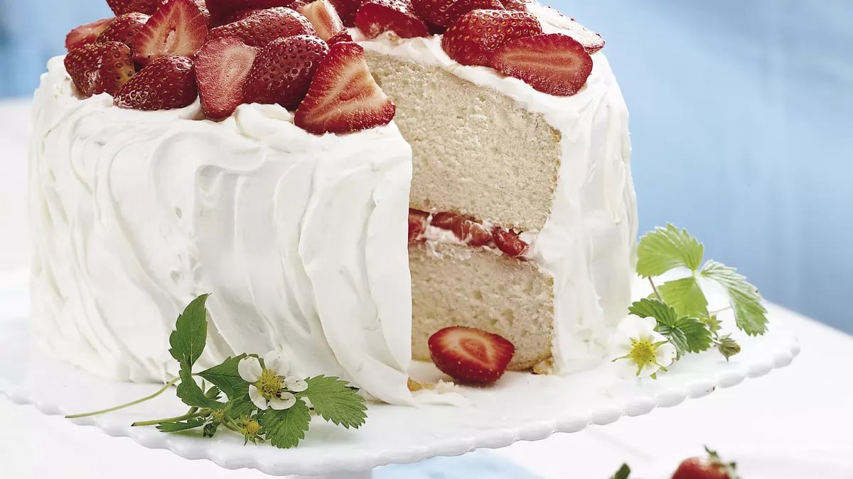 Strawberry Yogurt Cake