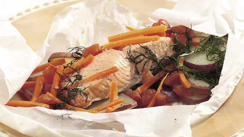 Salmon En Papillote