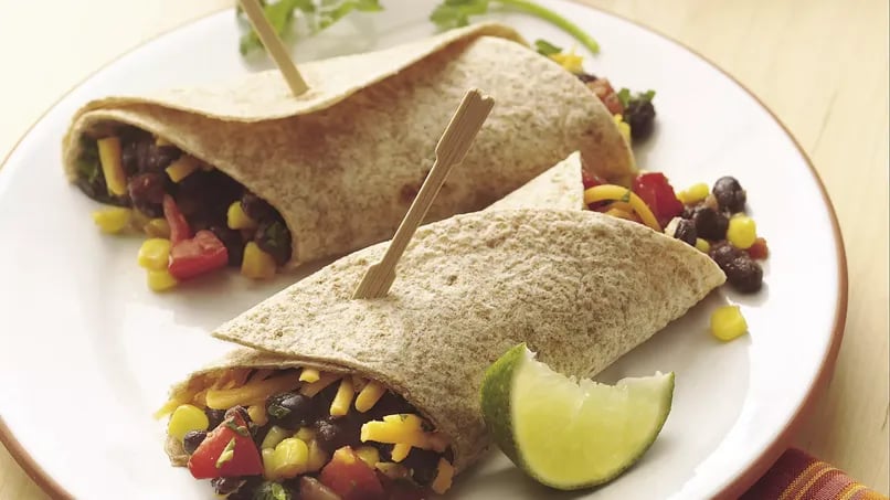 Black Bean Soft Tacos