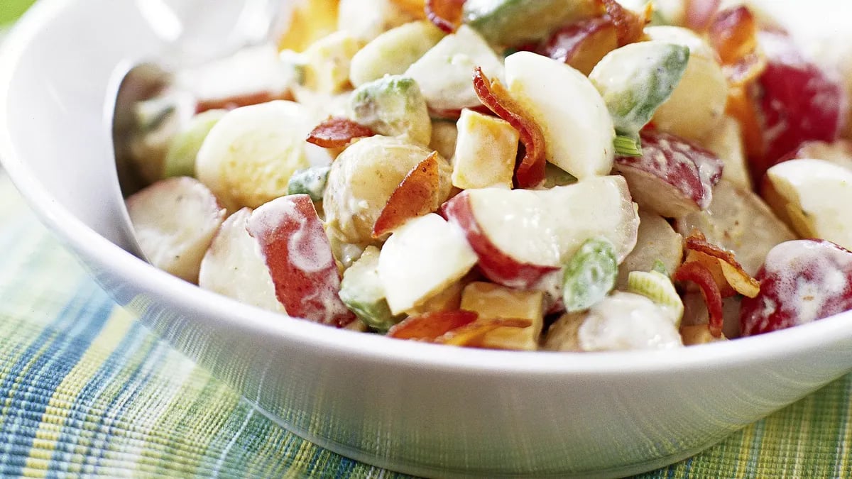 Skinny Quick Chicken Bread Salad