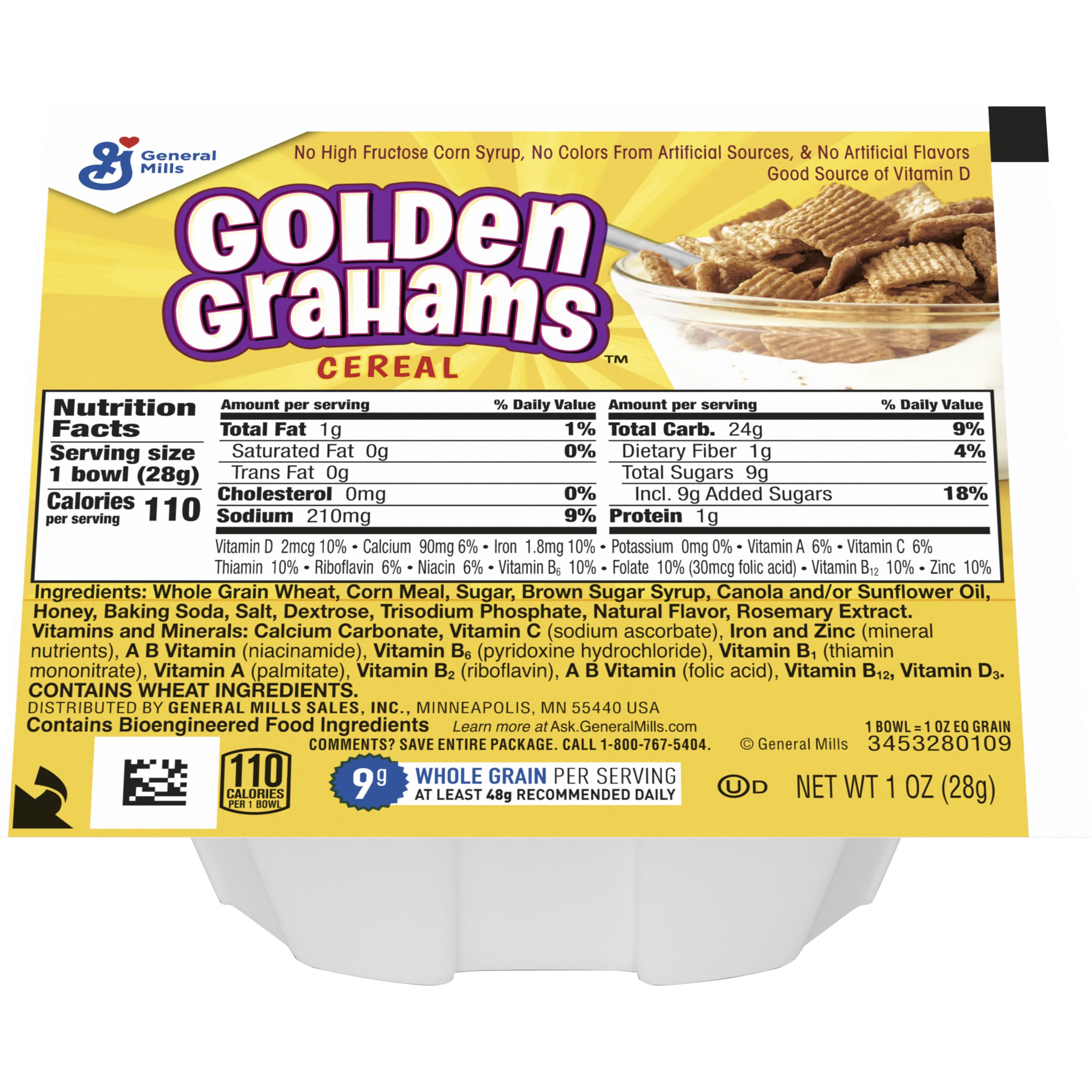 Golden Grahams™ Cereal Single Serve Bowlpak 1 oz | General Mills ...