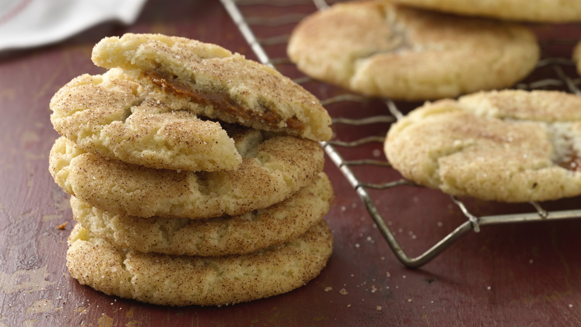 Salted Caramel-Stuffed Snickerdoodles Recipe - BettyCrocker.com