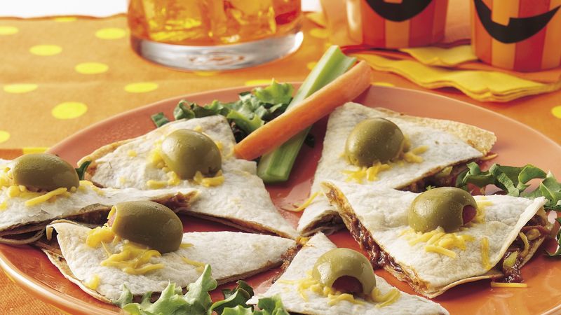 Wart-Topped Quesadilla Wedges