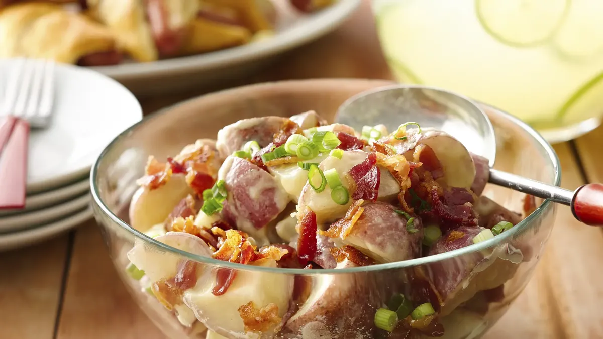 Tangy Potato Salad with Bacon