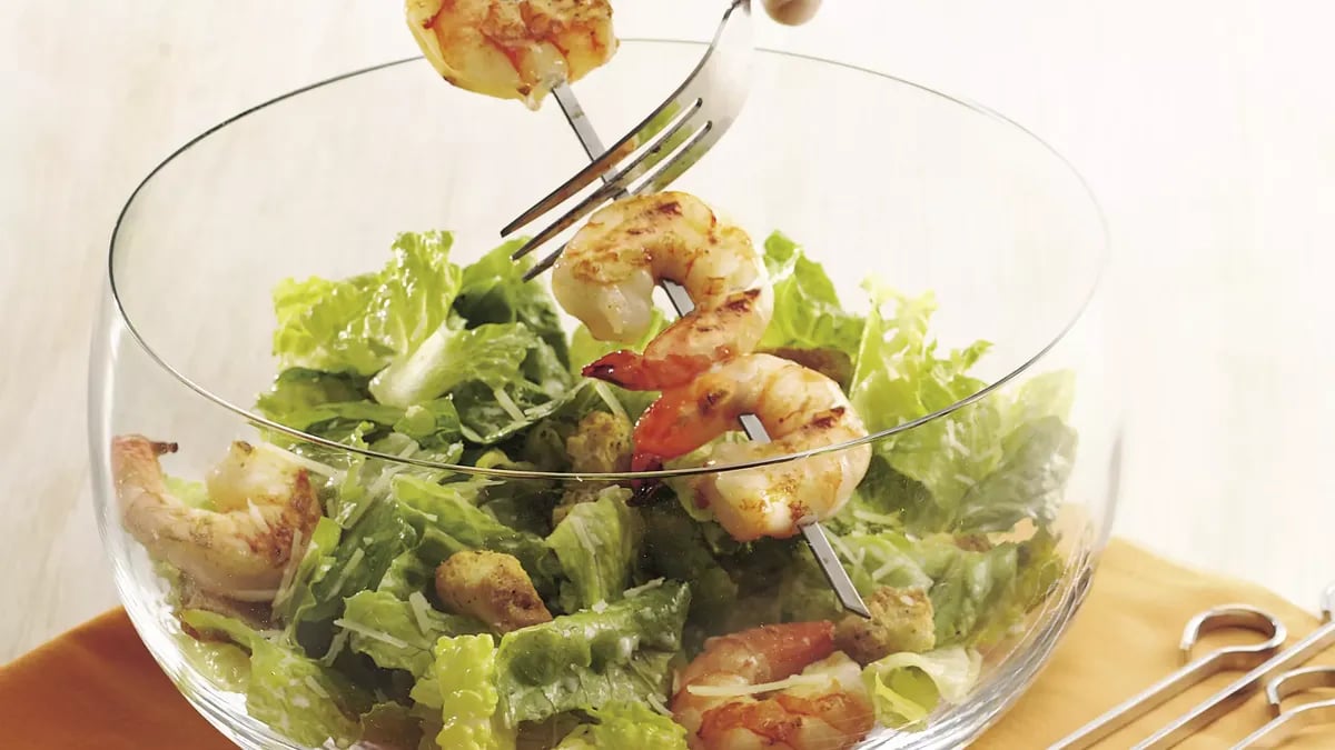 Grilled Shrimp Caesar Salad