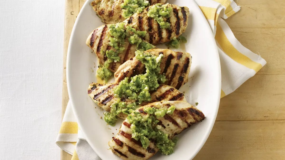 Grilled Chicken Salsa Verde