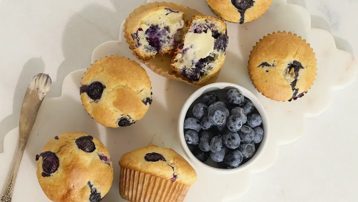 Easy Blueberry Muffins
