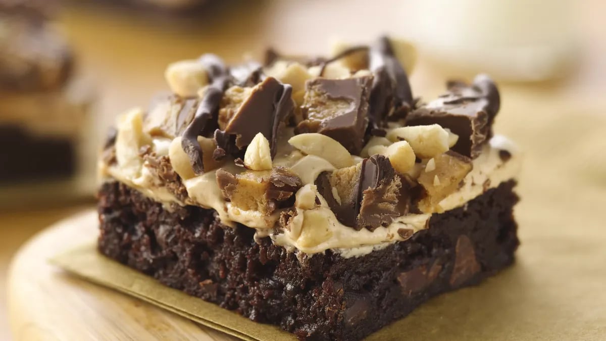 Peanut Butter Rocky Road Brownies