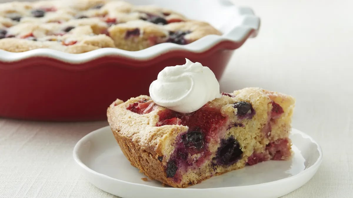 Easy Triple Berry Cake