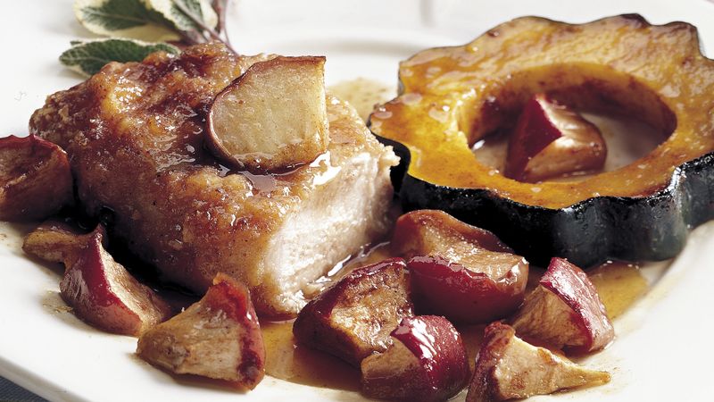 Fall Pork Dinner (Cooking for 2)