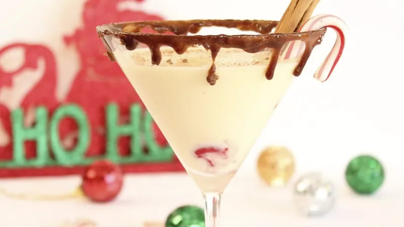 Italian Eggnog Martini