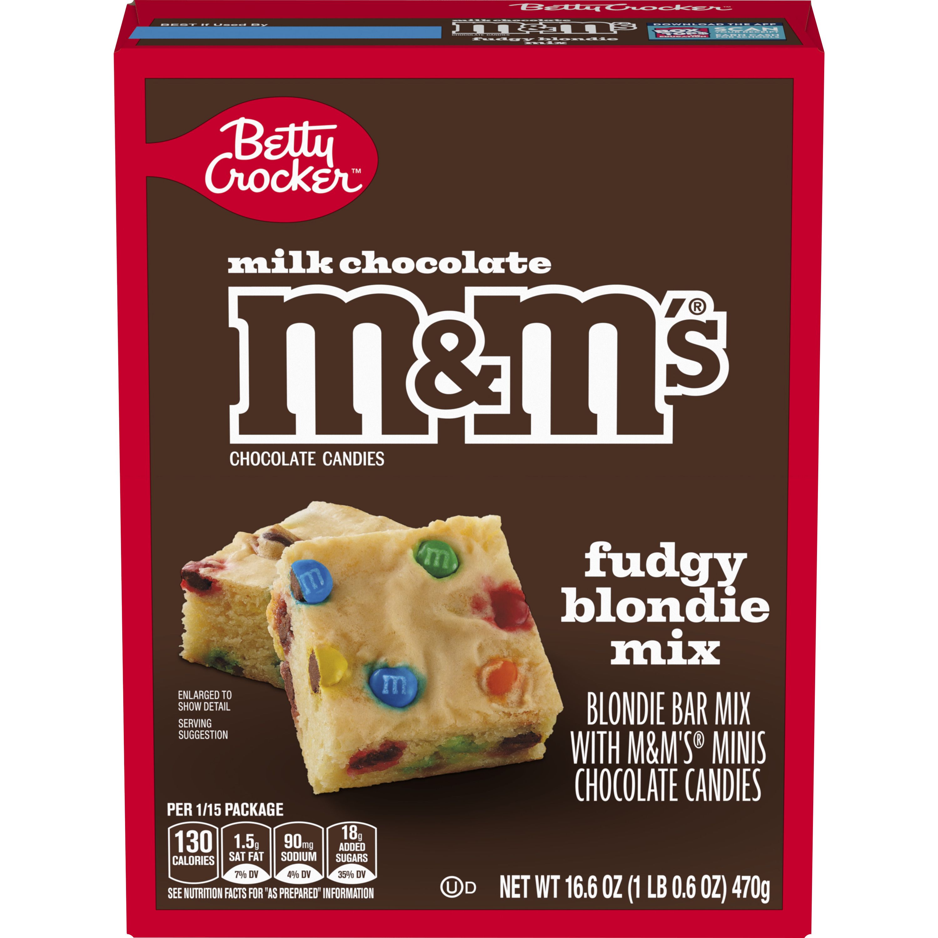 Betty Crocker Betty Crocker x M&M's Fudgy Blondie Mix — product image