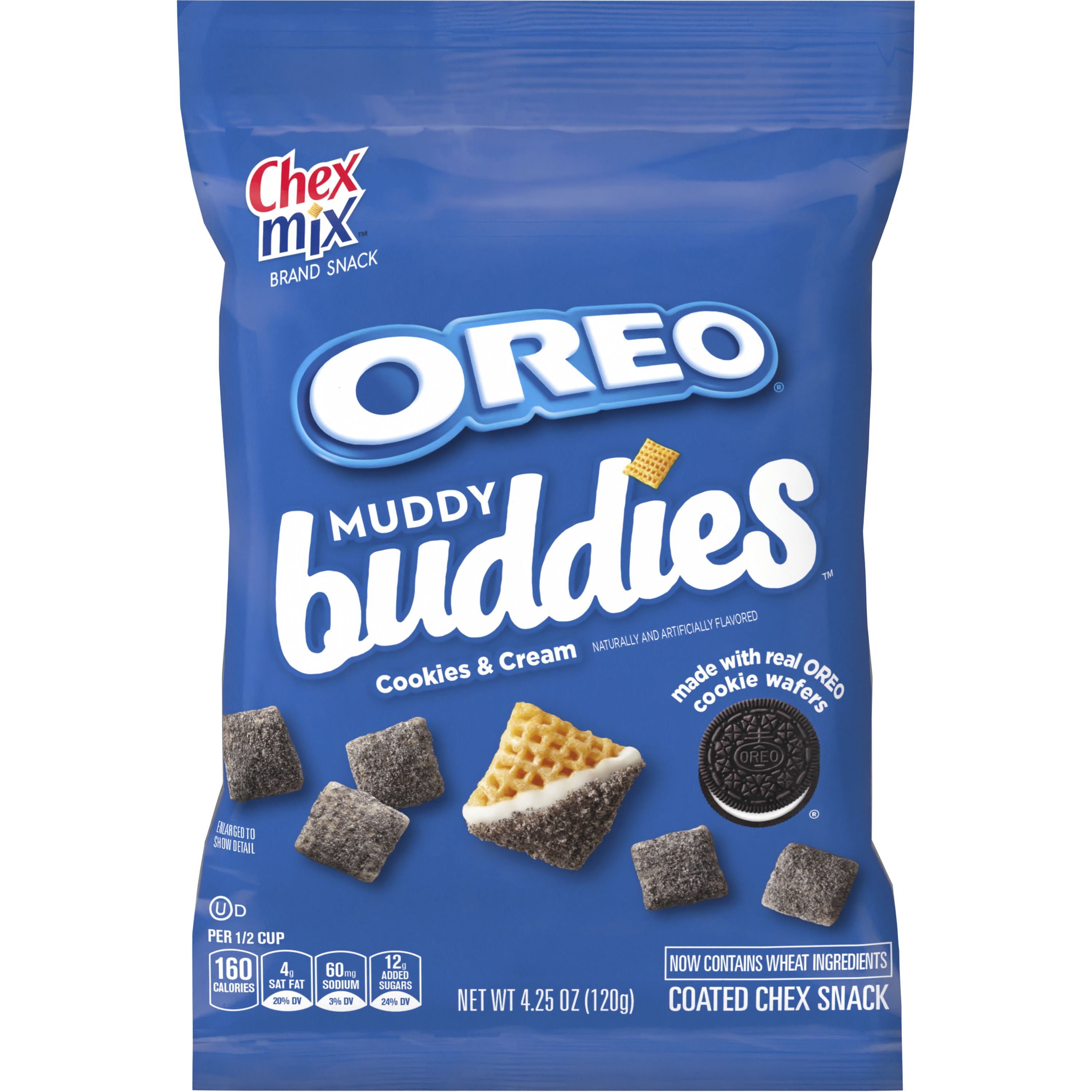 Chex Mix™ Muddy Buddies™ Snack Mix Cookies & Cream (7 ct) 4.25 oz Chex Mix™ Muddy Buddies™ Snack Mix Cookies & Cream (7 ct) 4.25 oz