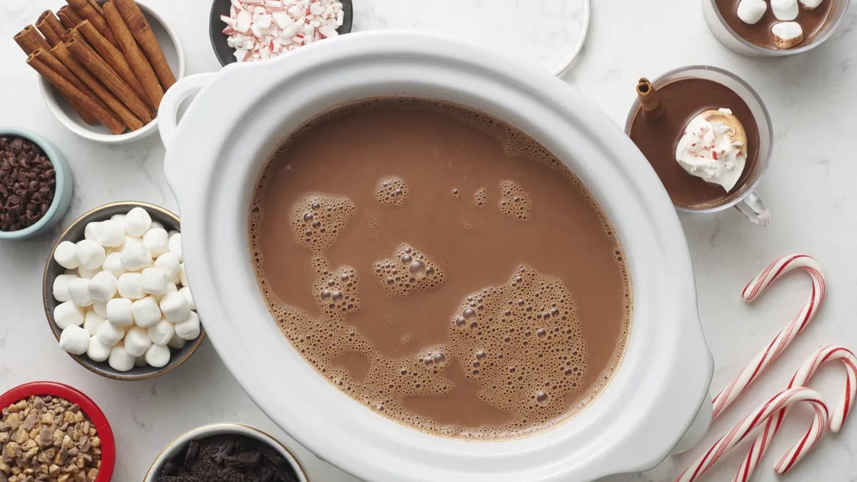 Slow-Cooker Deluxe Hot Chocolate Buffet