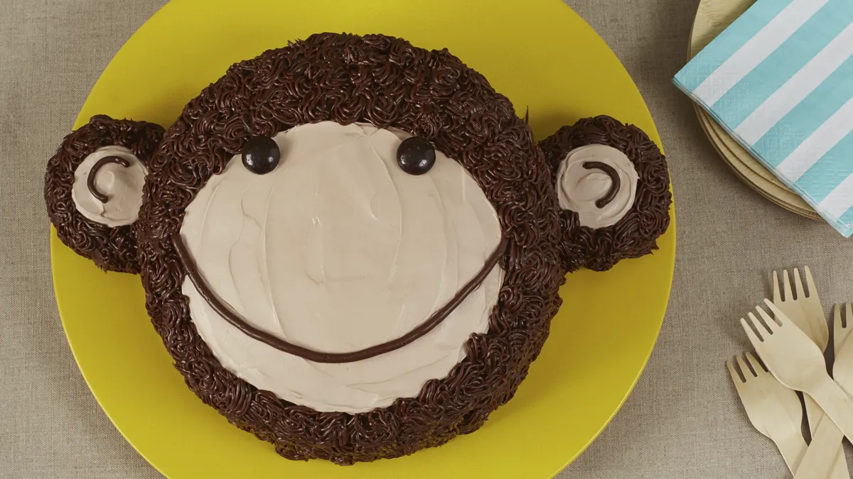 Cute Monkey Cake