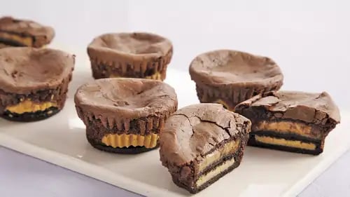 Peanut Butter Brownie Cups