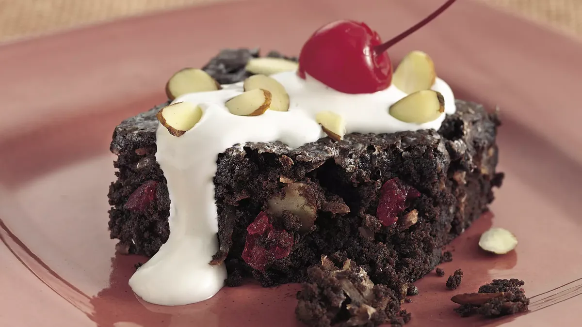 Supreme Fruit and Nut Brownie Dessert